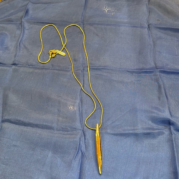 Vince Camuto Gold Tone Statement Necklace - Picture 1 of 4